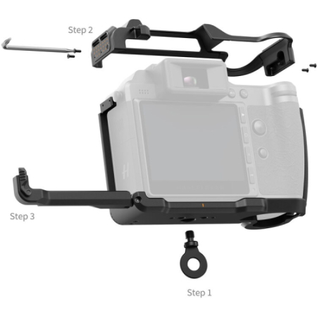SmallRig 5929 - modułowa klatka do Hasselblad X2D II 100C / X2D 100C (czarna) - montaż